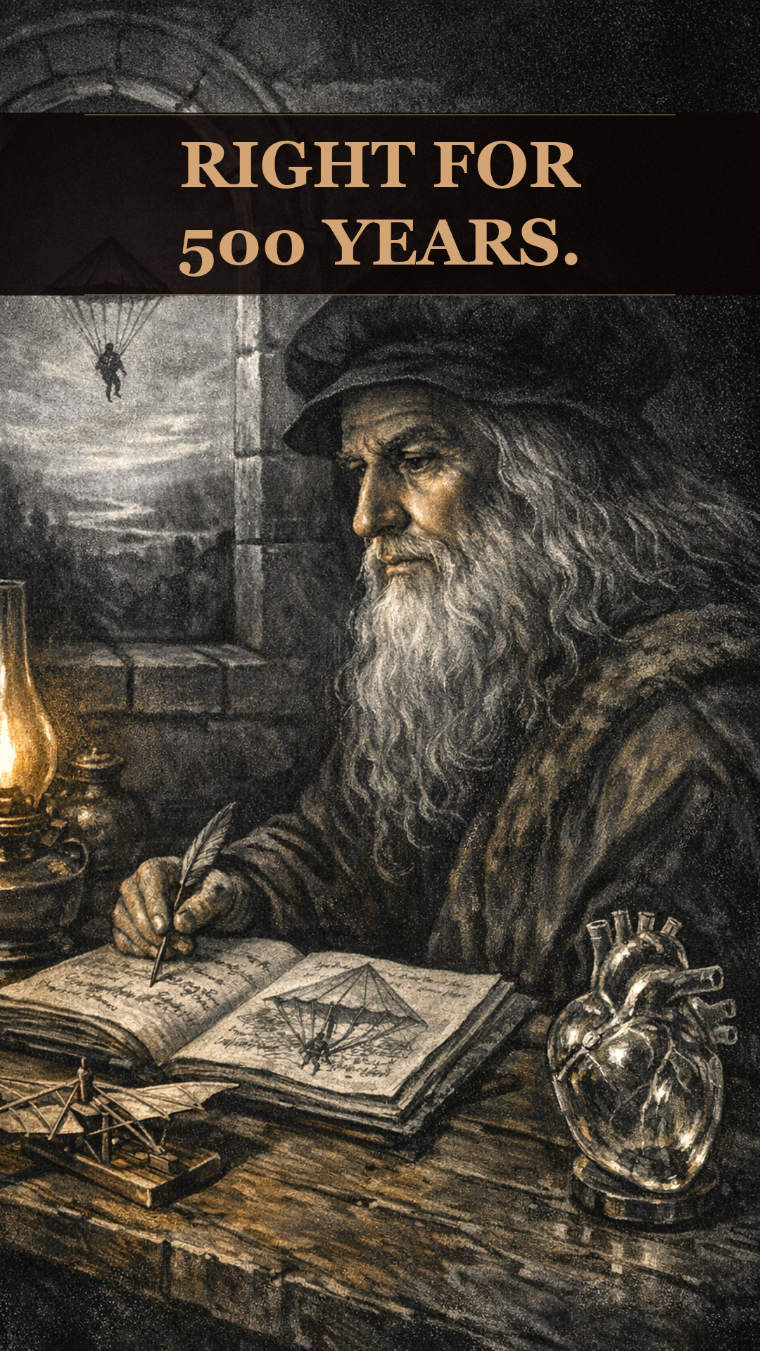 He Was Right For Five Centuries.