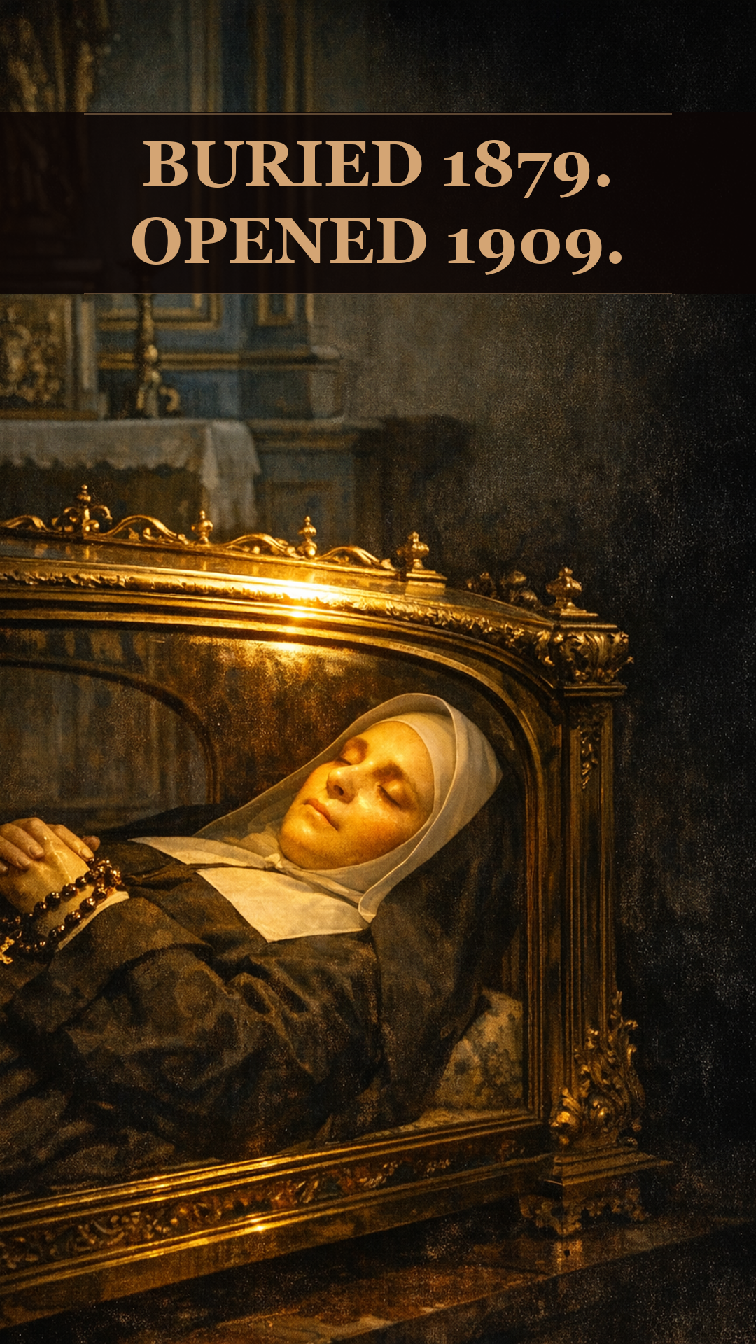 A French Nun Died In 1879. They Opened Her Tomb Three Times. The Face Was Still There.