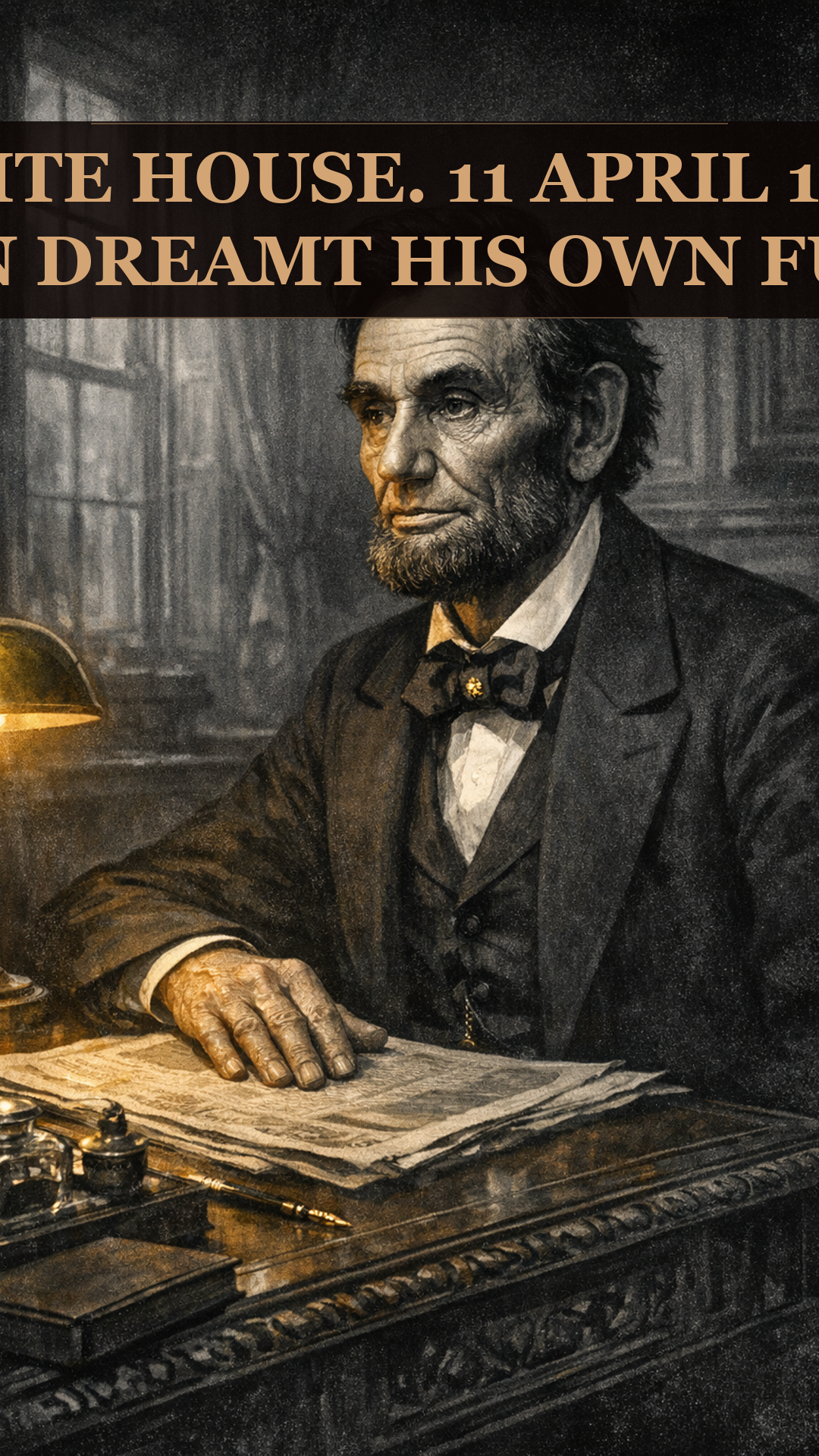 Lincoln Dreamt His Own Funeral In The East Room Of The White House. Three Nights Later He Was Shot At Ford's Theatre.