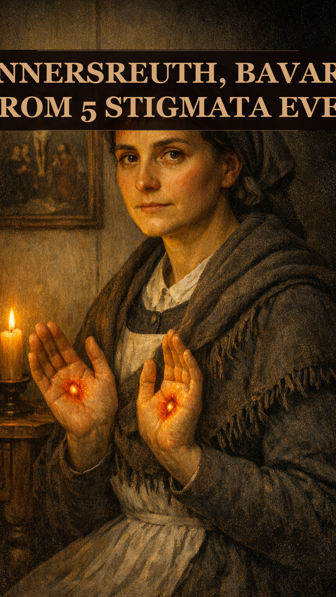 A Bavarian Peasant Woman Bled From The Five Wounds Of Christ Every Friday For 36 Years. She Took No Food Or Water For The Last 40 Years Of Her Life. The Bavarian State Sealed Her In A 14-Day Continuous Medical Watch In 1927.