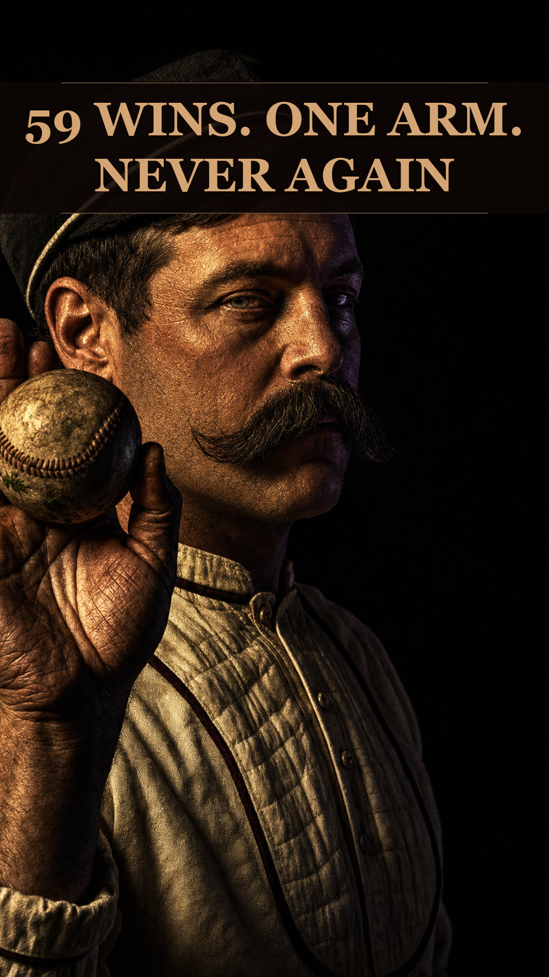 His Team Expelled Its Other Pitcher, So He Promised To Pitch Every Remaining Game Himself. He Won 59. His Arm Never Forgave Him. The Record Has Never Been Touched.