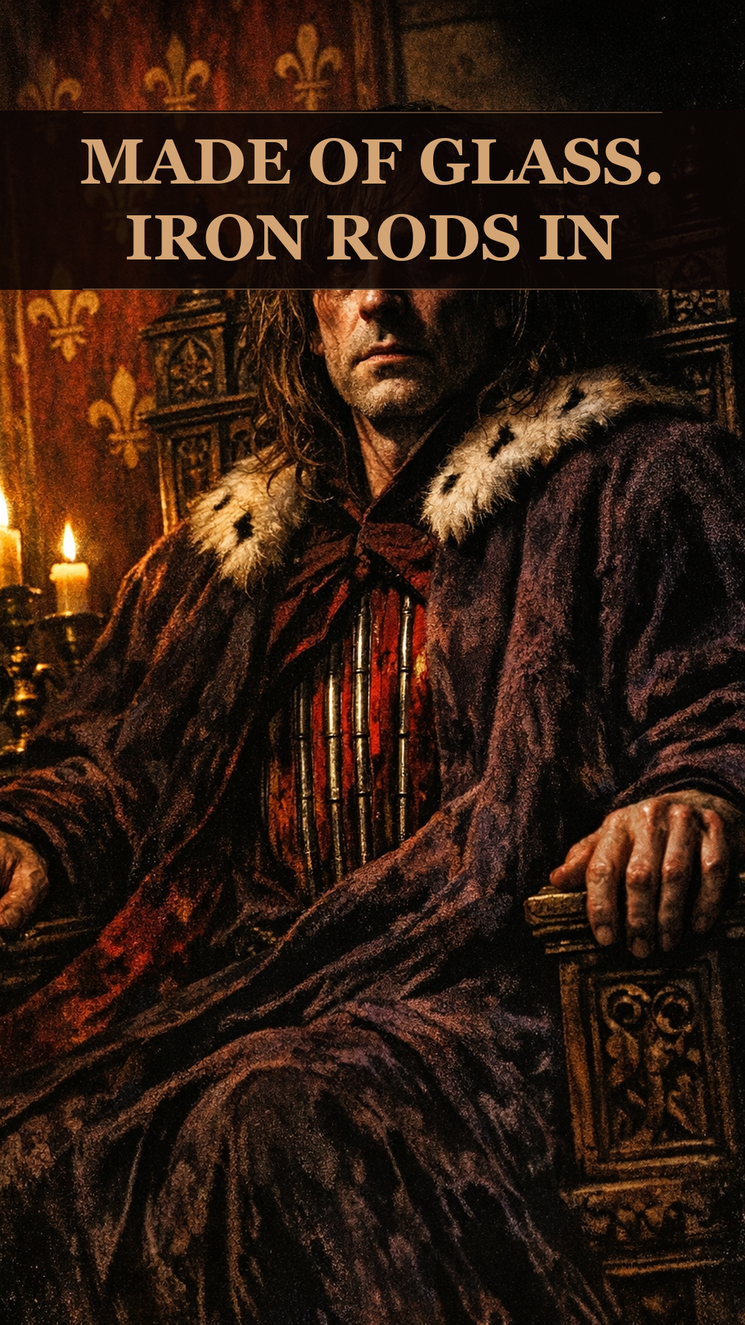 A French King Believed His Body Was Made Of Glass. He Sewed Iron Rods Into His Clothes. The Delusion Then Spread Across Europe For Three Hundred Years.