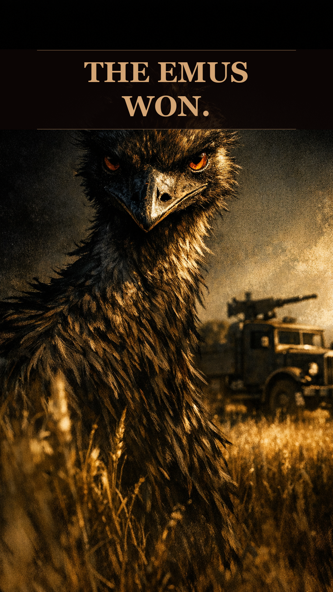 Australia Declared War on Emus. The Emus Won.