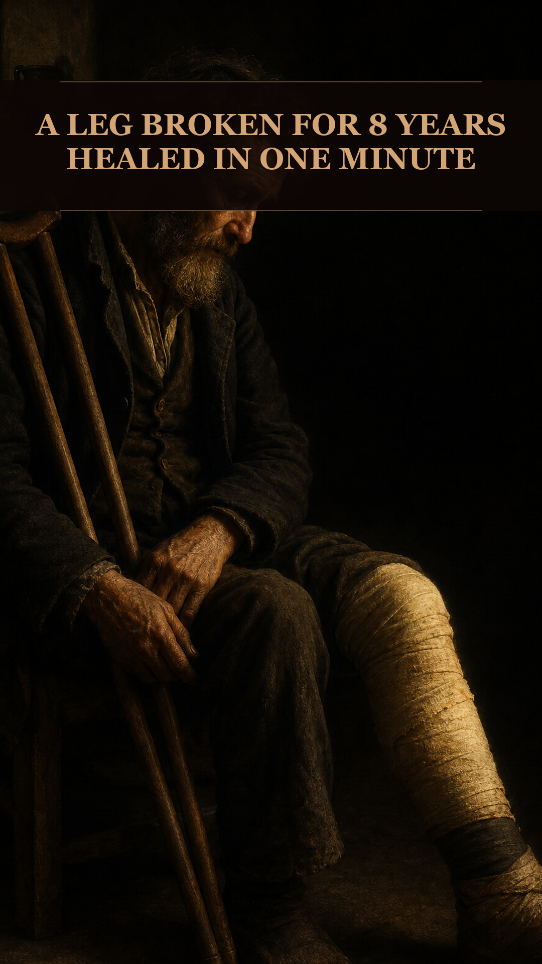 For Eight Years A Belgian Farm Worker Carried A Broken Leg That Would Not Heal, The Two Ends Of The Bone Never Joining And The Wound Never Closing. In 1875, At A Shrine Near Ghent, He Stood And Walked In A Single Minute. His Leg Bones Were Later Dug Up, And A Cast Of Them Still Sits In The Medical Bureau At Lourdes.