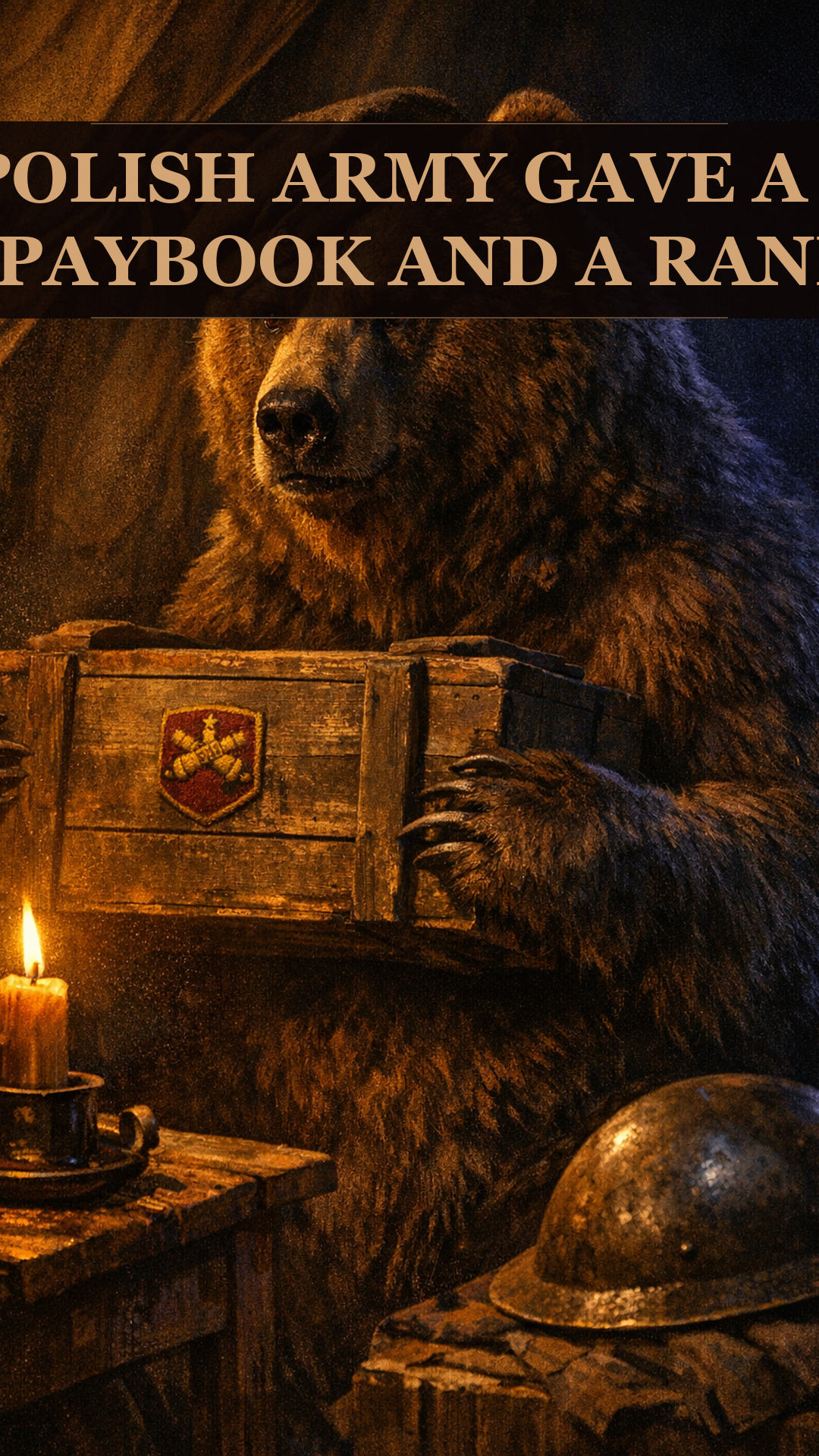 A Polish Army Unit Bought A Bear Cub In Iran For Tins Of Beef, Enlisted Him As A Private With A Paybook And Serial Number, And He Carried Artillery Shells For Them At The Battle Of Monte Cassino.