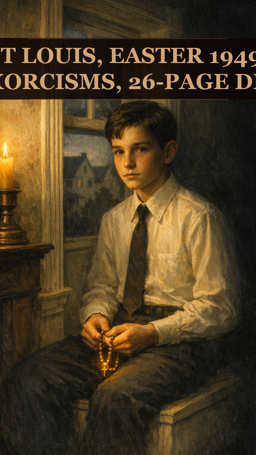A 13-Year-Old American Boy Underwent 30 Catholic Exorcism Rituals In A Locked St Louis Hospital Room In 1949. The Jesuits Who Performed It Kept A 26-Page Diary. The Diary Survives. The Case Inspired The Exorcist.