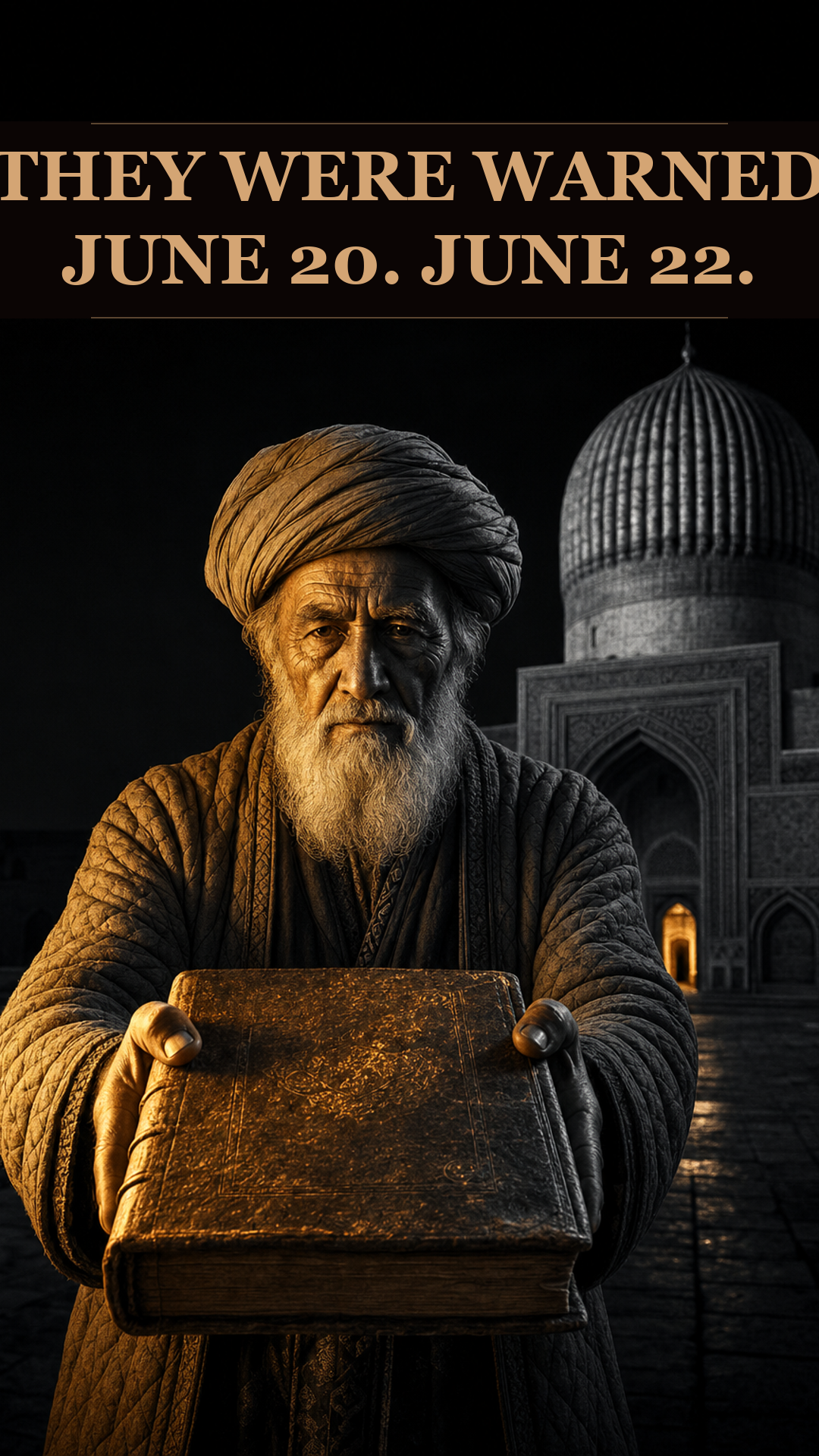 Three Old Men Warned The Scientists Not To Open The Conqueror's Tomb. They Opened It On June 20, 1941. The Invasion Began On June 22.